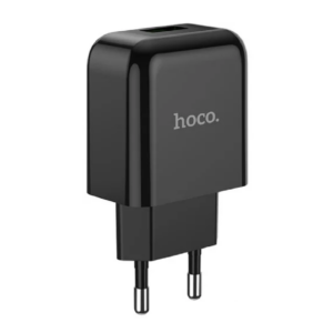 Зарядное устройство сетевое Hoco N2 + кабель AM-MicroBM / 6931474728845 (черный)