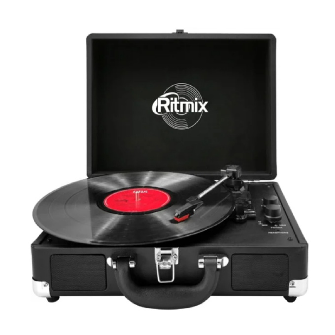 Проигрыватель виниловых пластинок Ritmix LP-120B (черный) — фото 1